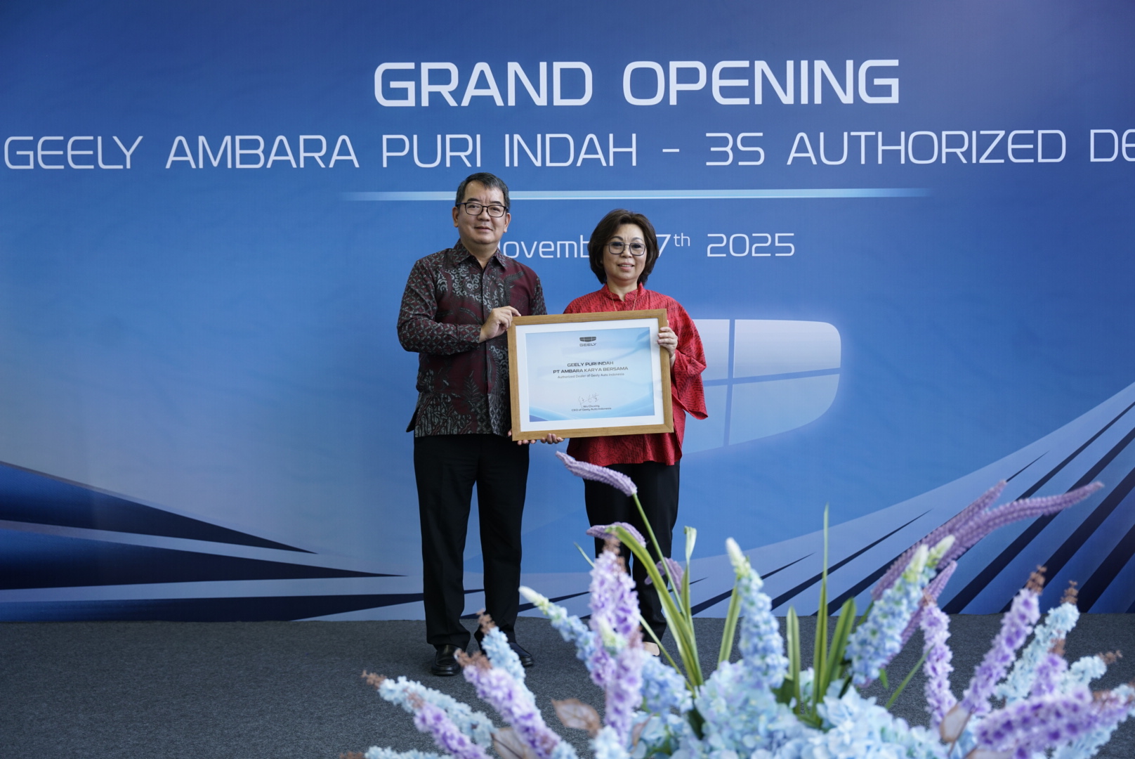 Geely Resmikan Diler di Puri Indah Menjadi yang ke-4 di Jakarta Barat